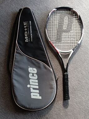 Prince Powerline Classic Ti Oversize Tennis  Racqet with 4 3/8 Grip + Bag
